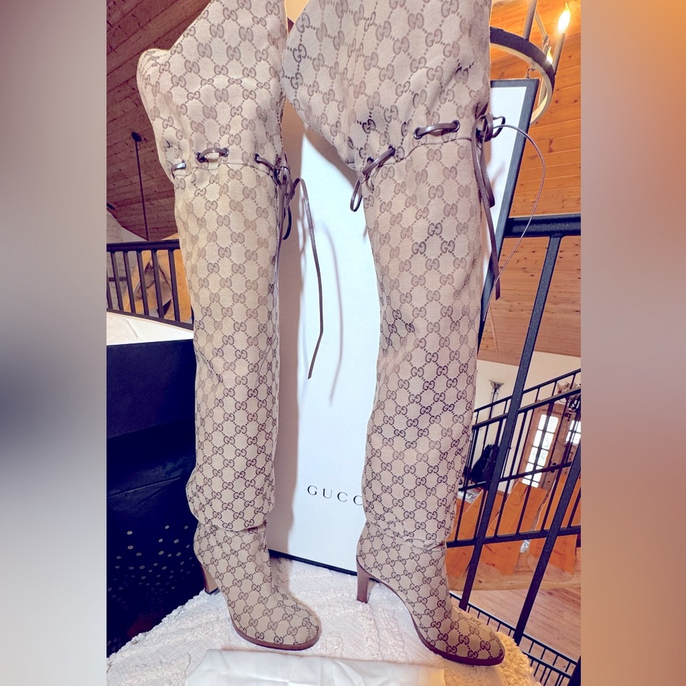 Gucci thigh high boots!